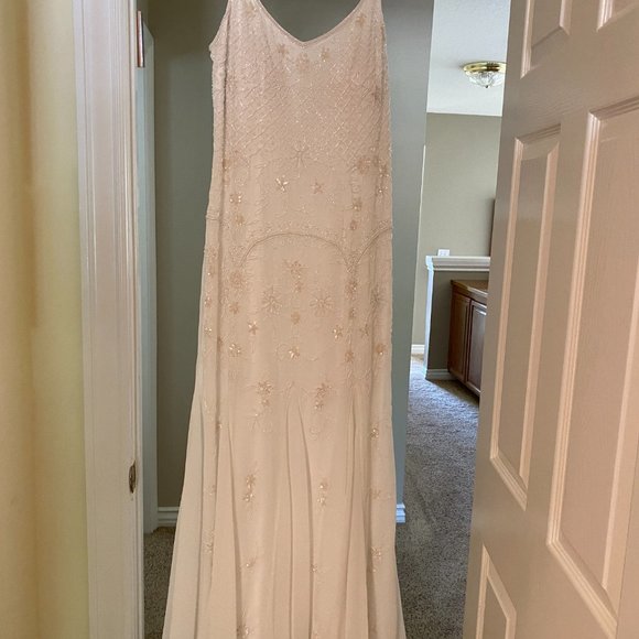 BHLDN Beldina Wedding Gown Size 12 - Picture 5 of 9